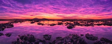 beautiful sunset purple noctilucent clouds serene | Stable Diffusion ...