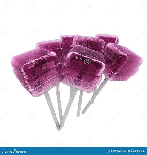 Purple Lollipops Stock Photography - Image: 5179282