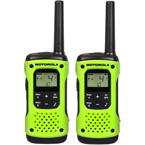 MOTOROLA Talkabout T600 Rechargeable Waterproof 2-Way Radio, Green (2-Pack)-T600 - The Home Depot