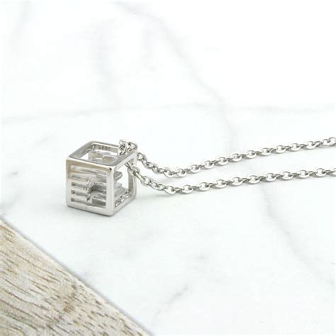 Morse Code 'I Love You' Necklace By Charlie Boots | notonthehighstreet.com