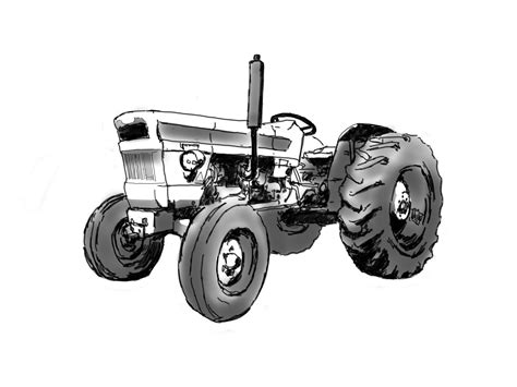 A PLACE OF PRACTICE: Tablet Practice - Tractor Sketch