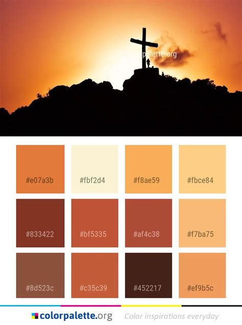 Sky Afterglow Sunrise Color Palette | colorpalette.org