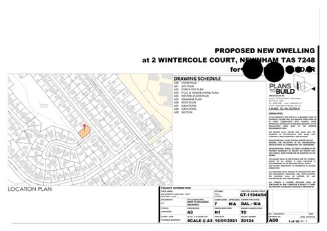 Proposed Land Development Drawings - DRAWING SCHEDULE A A A A A A A A A ...