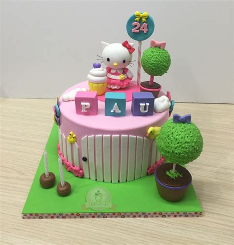 Torta Hello Kitty. Tortas tematicas. Tortas cumpleaños | Cake, Desserts, Food