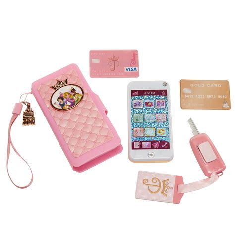 Disney Princess Style Collection Wristlet with Toy Smartphone - Walmart.com - Walmart.com