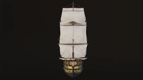 HMS Endeavour Sailing Ship 3D - TurboSquid 2097289