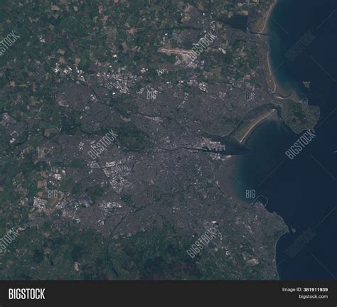 Satellite Map Dublin Image & Photo (Free Trial) | Bigstock