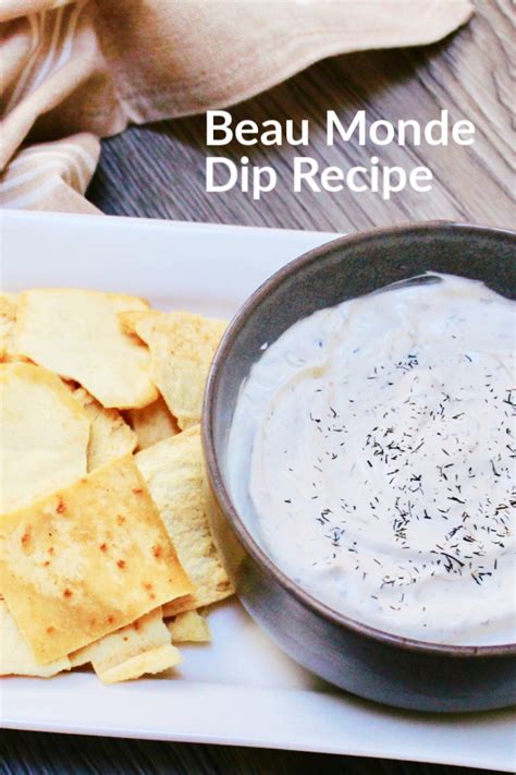 Beau Monde Dip Recipe | Delicious dips recipes, Dip recipes, Recipes