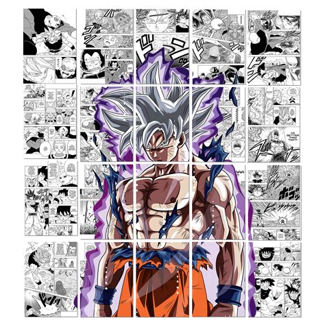 Buy REDCLOUD Set of 20 Dragon ball manga anime wall goku ultra instinct ...