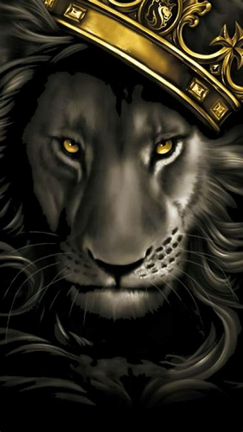 Black And Gold Lion, golden lion HD phone wallpaper | Pxfuel