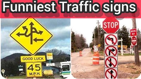 99+ Funniest Traffic sign | Try not to laugh 😂😂😂 Slowly Best Funny ...