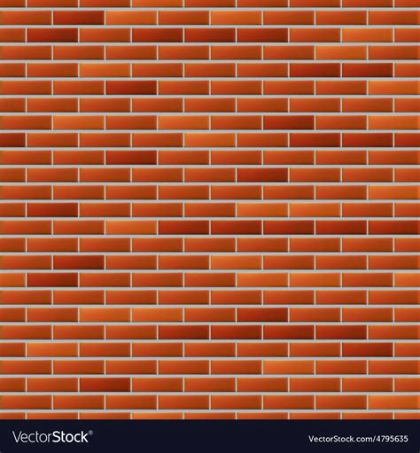 Seamless realistic brick wall Royalty Free Vector Image