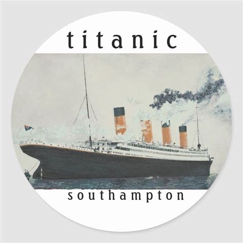 TITANIC Sticker | Zazzle.com in 2022 | Titanic, Stickers, Tool design