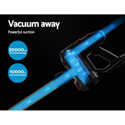 Handheld Vacuum Cleaner Stick Cordless Bagless 2-speed HEPA Filter