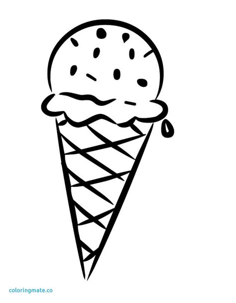 Ice Cream Cone Drawing at GetDrawings | Free download