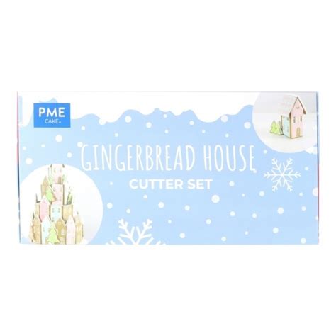 Gingerbread House Cutter Set | PME Christmas Cookie Cutters