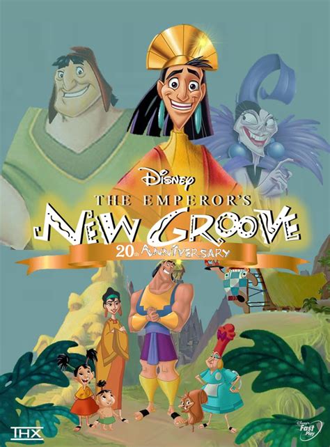 The Emperor's New Groove: 20th Anniversary custom DVD cover (front) | The emperor's new groove ...