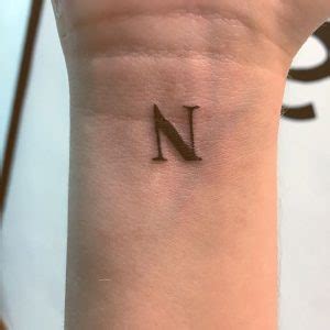 40 Letter N Tattoo Designs, Ideas and Templates - Tattoo Me Now