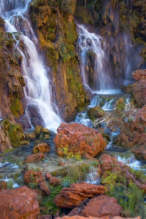 Navajo Falls at Havasupai Closeup | Landscape, Landscape pictures, Navajo falls