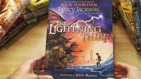 Percy Jackson the Lightning Thief Illustrated by John Rocco - YouTube