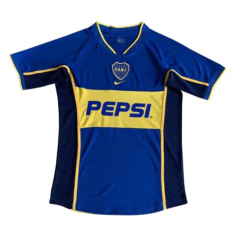 US$ 18.80 - Boca Juniors Retro Home Jersey Mens 2002 - www.fcsoccerworld.com