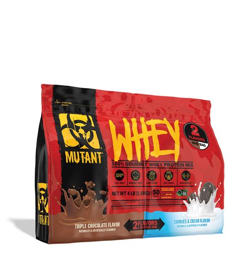 MUTANT®️ WHEY 4lb Dual Flavor | 2 Gourmet Proteins, ONE Bag!