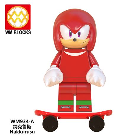 Game Sonic the Hedgehog Knuckles the Echidna WM934-A Minifigures - Brixtoy