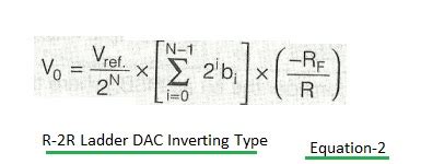 Difference between DAC types-weighted resistor,R-2R ladder