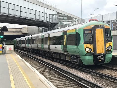 British Rail Class 377 211 (377/2, Unit Number 377211) Bombardier Electrostar Electric Multiple ...