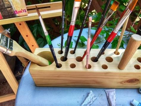 Paint Brush Holder Gift for Artist Painter Tool Storage | Etsy | Paint brush holder, Gifts for ...
