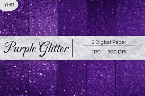 Purple Glitter Paper Backgrounds Graphic by mirazooze · Creative Fabrica