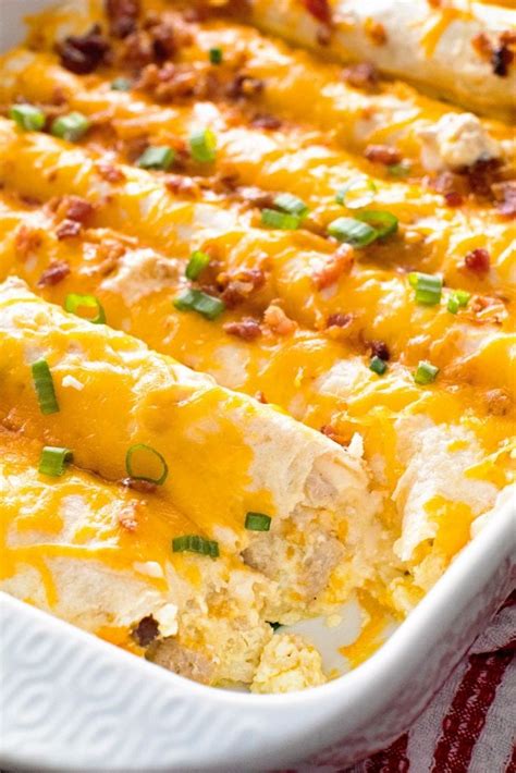 Delicious Overnight Breakfast Enchiladas