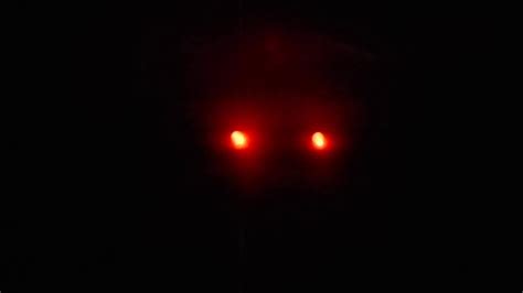creepy ghost eyes in the dark ! - YouTube