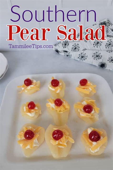 Pear Salad Recipe - Tammilee Tips