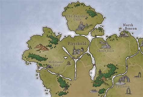 SUMMERSET ISLES Original Map From the Elder Scrolls Games. ESO - Etsy UK