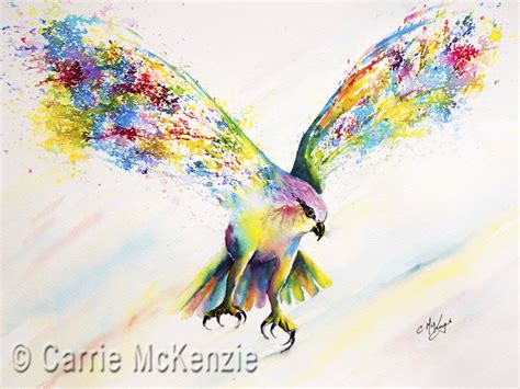 OSPREY PAINTING - Carrie McKenzie Artist Halifax West Yorks