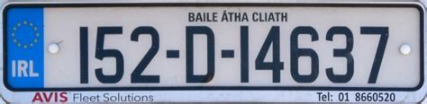 Olav's Irish number plates - License plates of Ireland