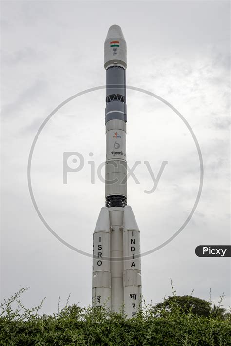 Image of PSLV And GSLV Model Rockets In Display At Satish Dhawan Space ...