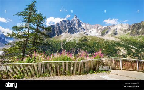 Traveling to beautiful French Alps in summer Stock Photo - Alamy