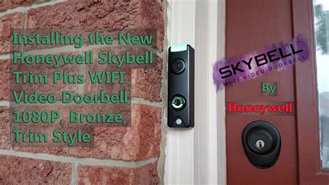 Skybell Doorbell Install Video - YouTube