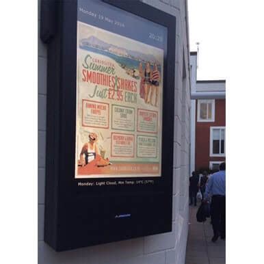 Outdoor Digital Menu Boards | 47" Wall-Mounted Enclosure | Armagard Ltd.