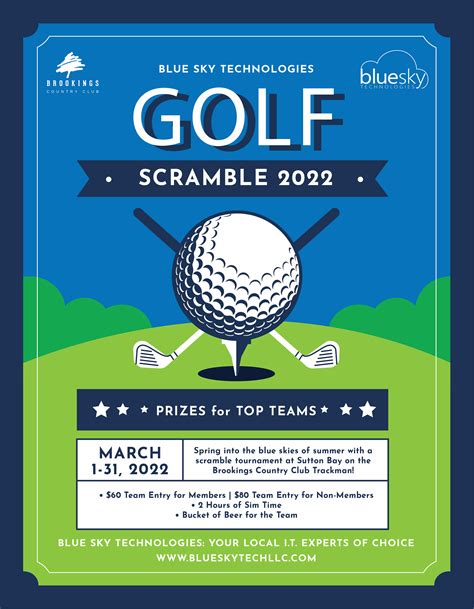 Blue Sky Technologies Golf Scramble | Visit Brookings