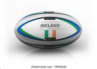 Rugby Ball Ireland Stock Illustration 78936346 | Shutterstock