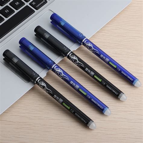 1PCS GENKKY Erasable Pen Plastic Material Magic Gel Pens For School Office Gel Ink Black Blue ...