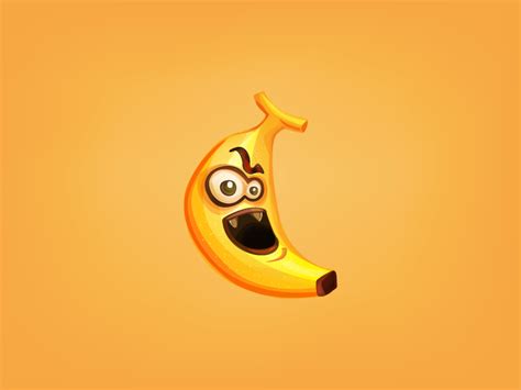 Evil banana by Kamila Hulanicka on Dribbble