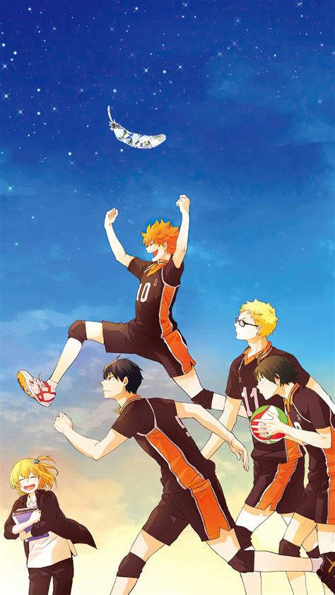 Haikyuu, Anime, Karasuno, Volleyball, Team 4k, HD Wallpaper | Rare Gallery