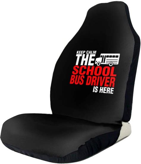 Amazon.com: Filican School Bus Driver is Here Car Seat Covers Universal ...