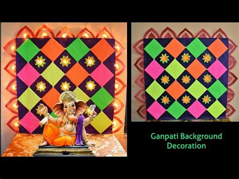 Tường phù hợp cho ganpati decoration background trong lễ hội Ganesh Chaturthi