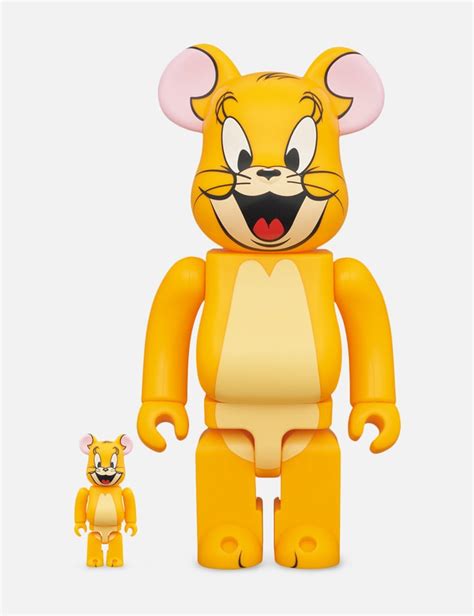 Medicom Toy - BE@RBRICK TOM & JERRY JERRY (Classic Color) 100% & 400% | HBX - Globally Curated ...