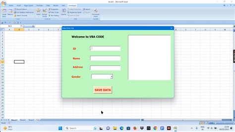 #01- Vba Userform | Visual Basic Excel | How To Create Vba Userform - YouTube